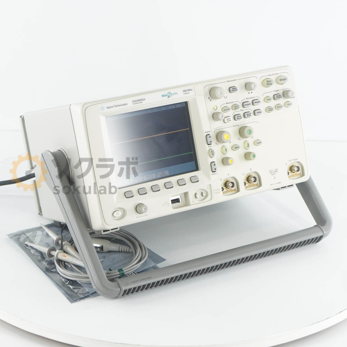 Agilent DSO6052A Oscilloscope 500MHz 4GSa/s 2ch with 10073C*2 Probes [m1249050170]