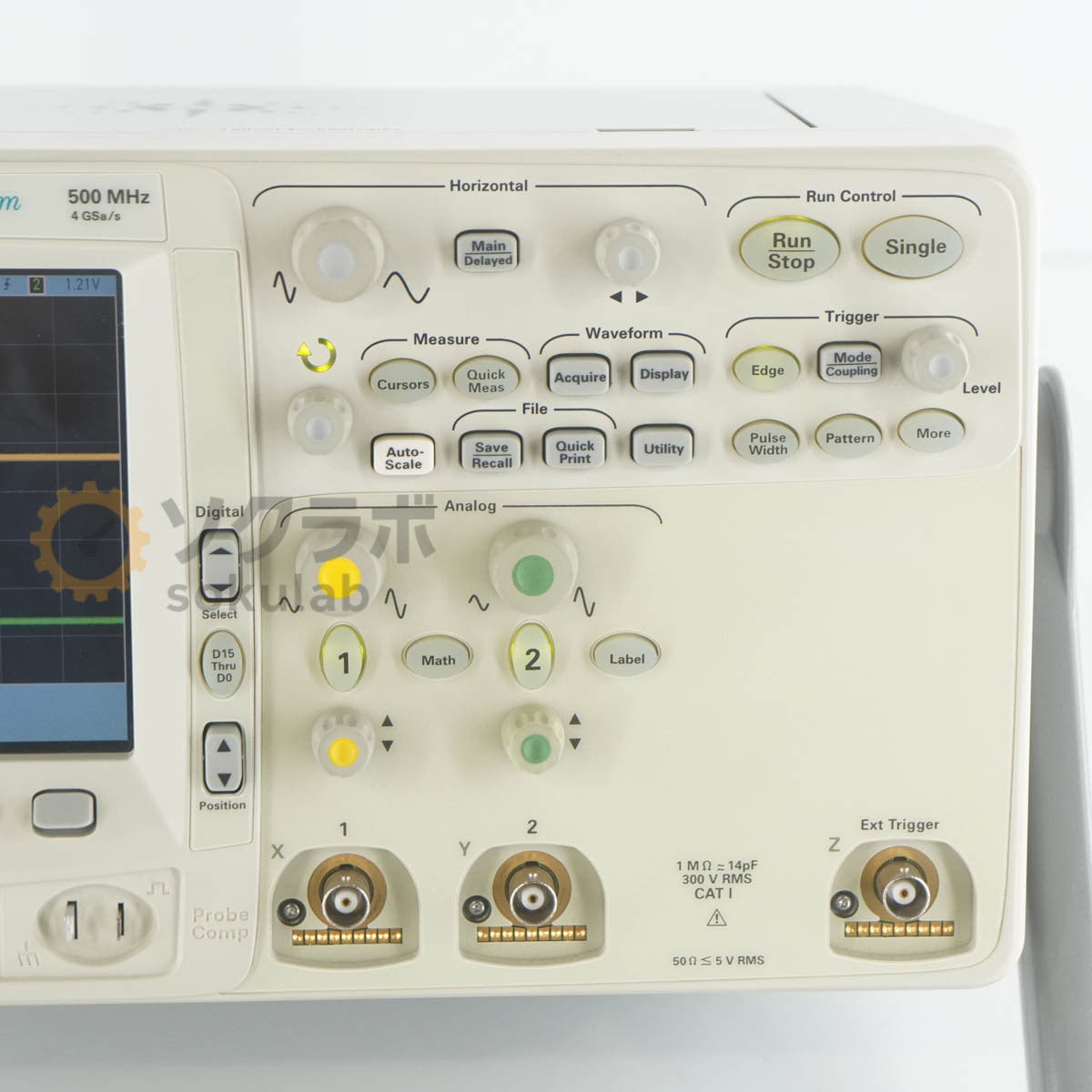 Agilent DSO6052A Oscilloscope 500MHz 4GSa/s 2ch with 10073C*2 Probes [m1249050170]