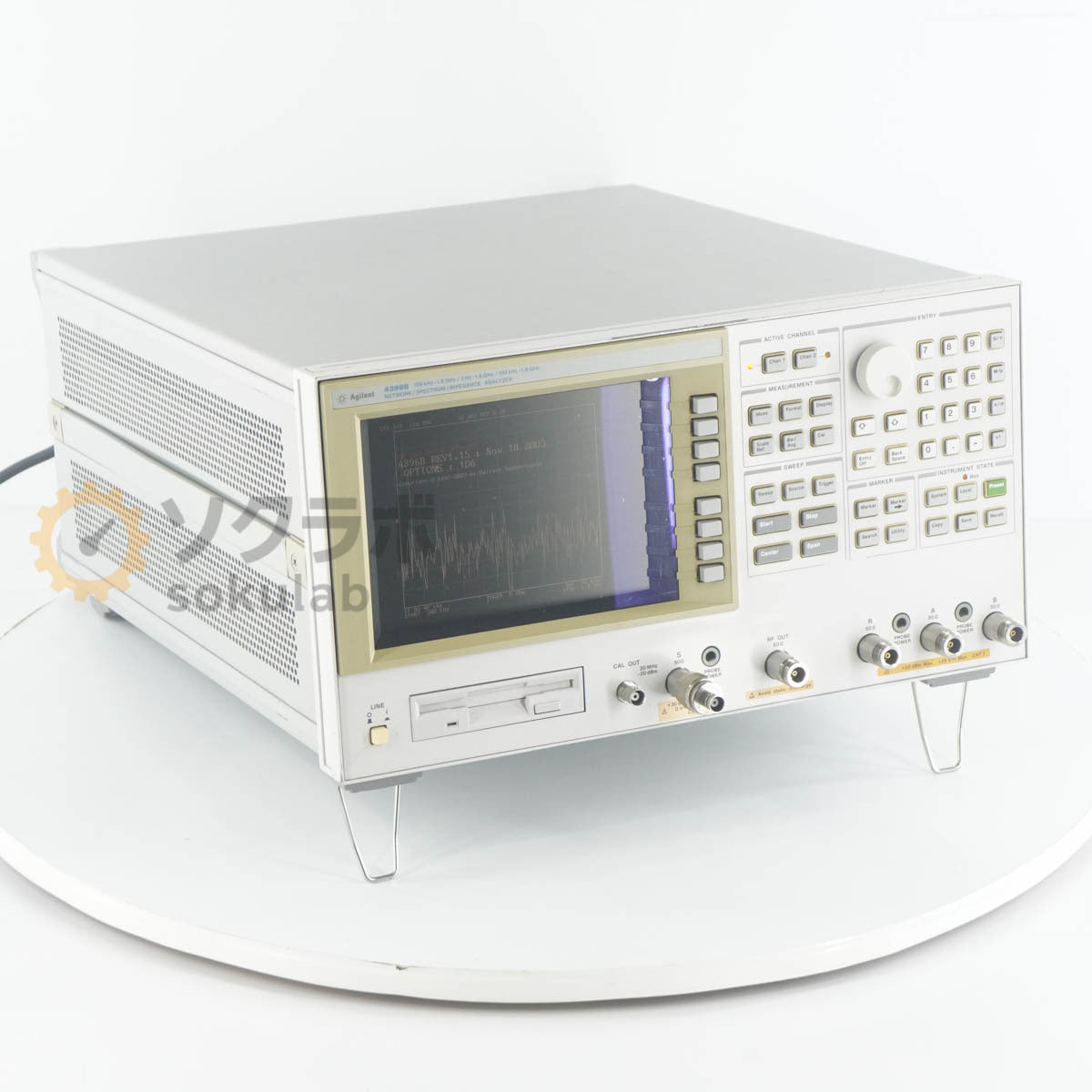 Agilent 4396B Network Spectrum Impedance Analyzer 100kHz-1.8GHz ATO-21074 OPT 1D6 1D5 [d1249056268]