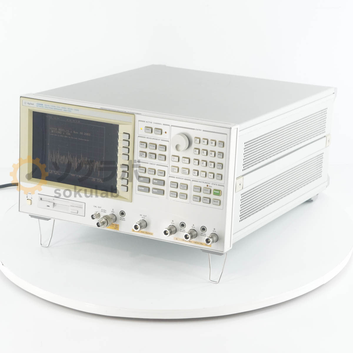 Agilent 4396B Network Spectrum Impedance Analyzer 100kHz-1.8GHz ATO-21074 OPT 1D6 1D5 [d1249056268]