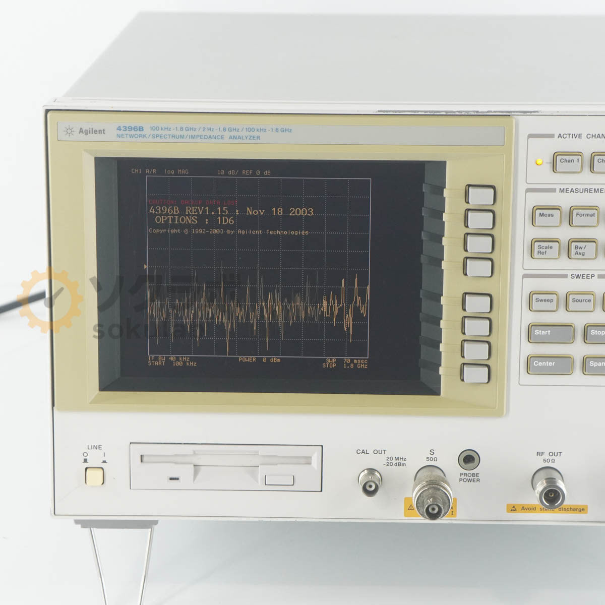 Agilent 4396B Network Spectrum Impedance Analyzer 100kHz-1.8GHz ATO-21074 OPT 1D6 1D5 [d1249056268]