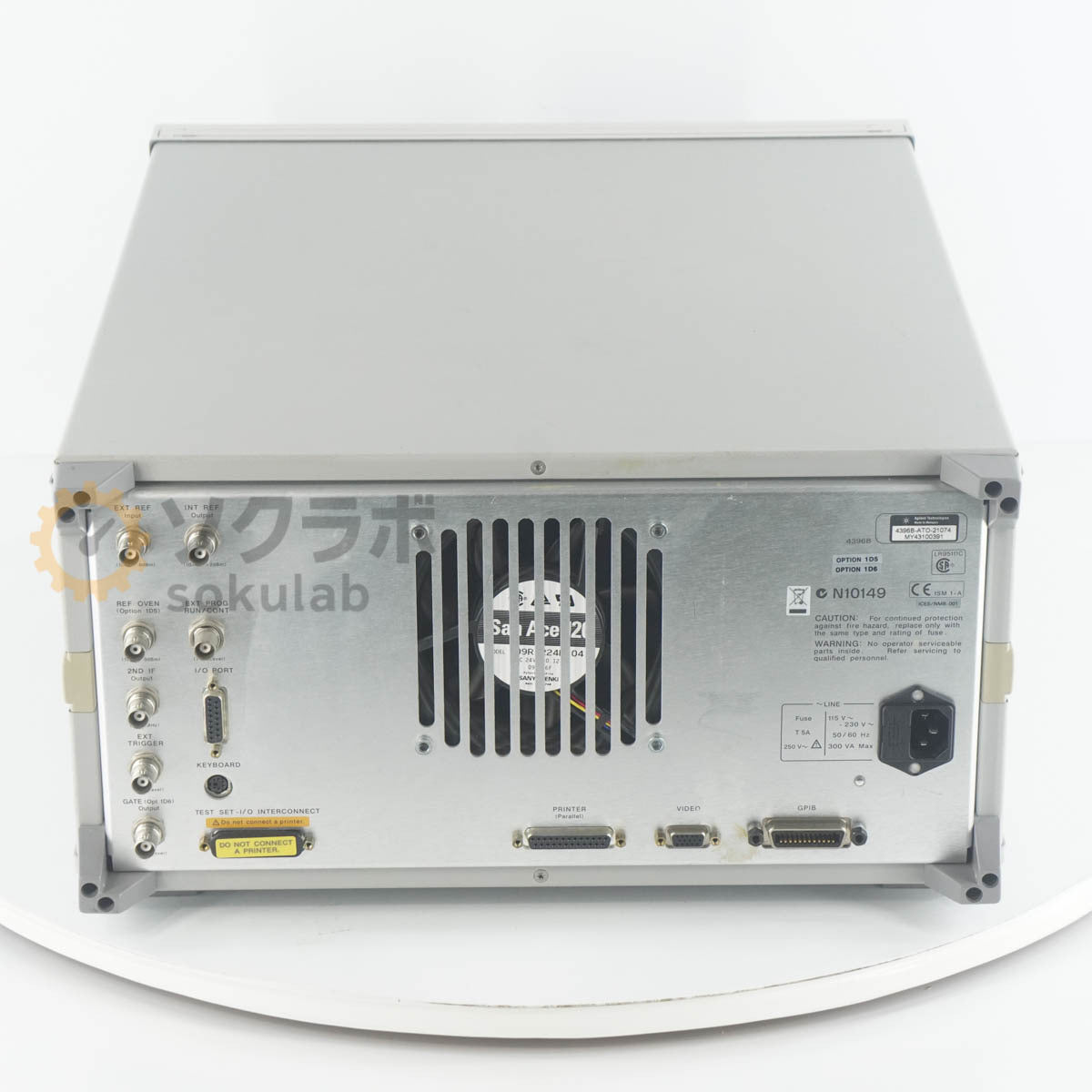 Agilent 4396B Network Spectrum Impedance Analyzer 100kHz-1.8GHz ATO-21074 OPT 1D6 1D5 [d1249056268]