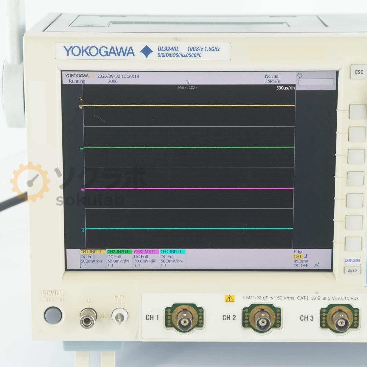 Yokogawa DL9240L Digital Oscilloscope 1.5GHz 10GS/s [x1249044569]