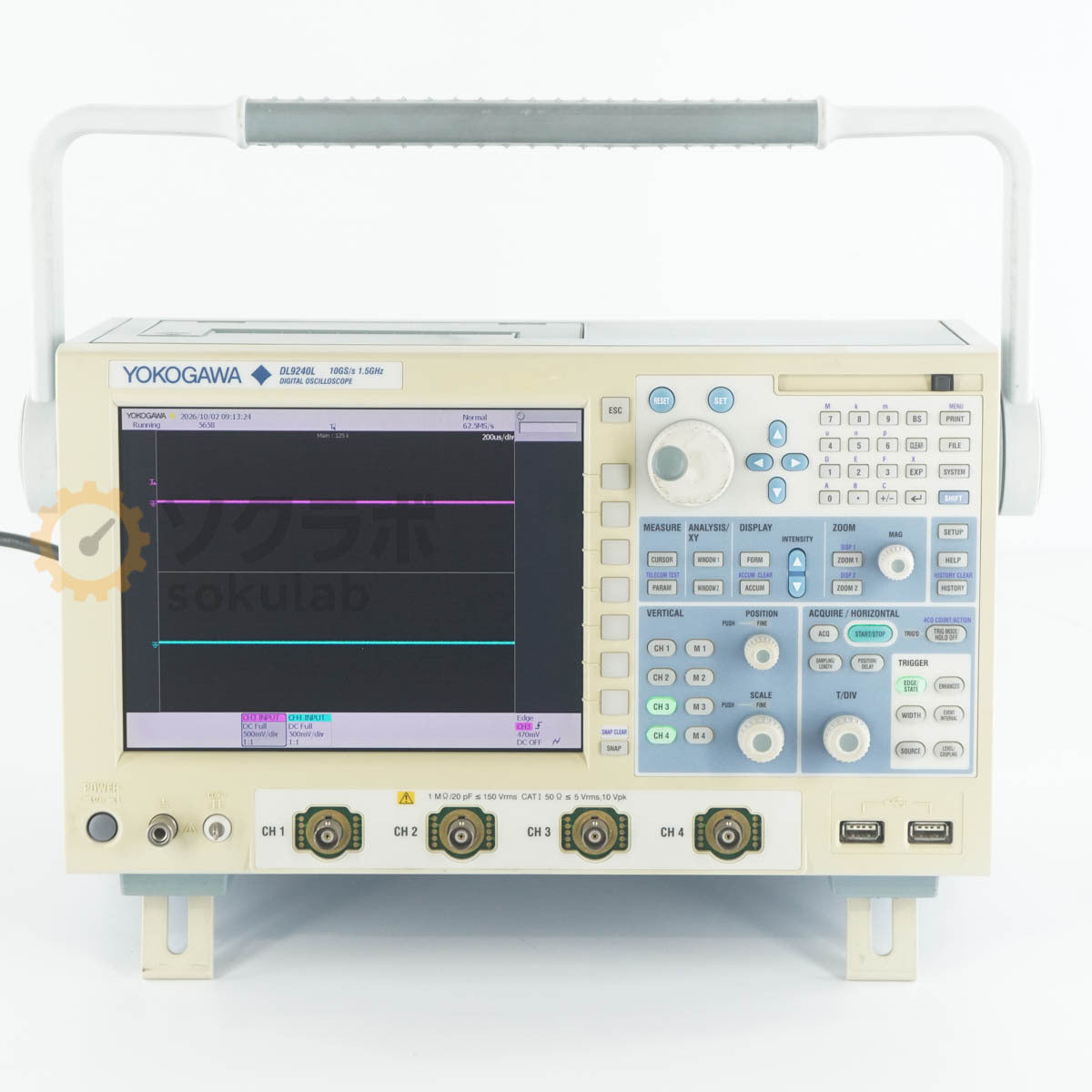 Yokogawa DL9240L Digital Oscilloscope 1.5GHz 10GS/s [l1249055642]