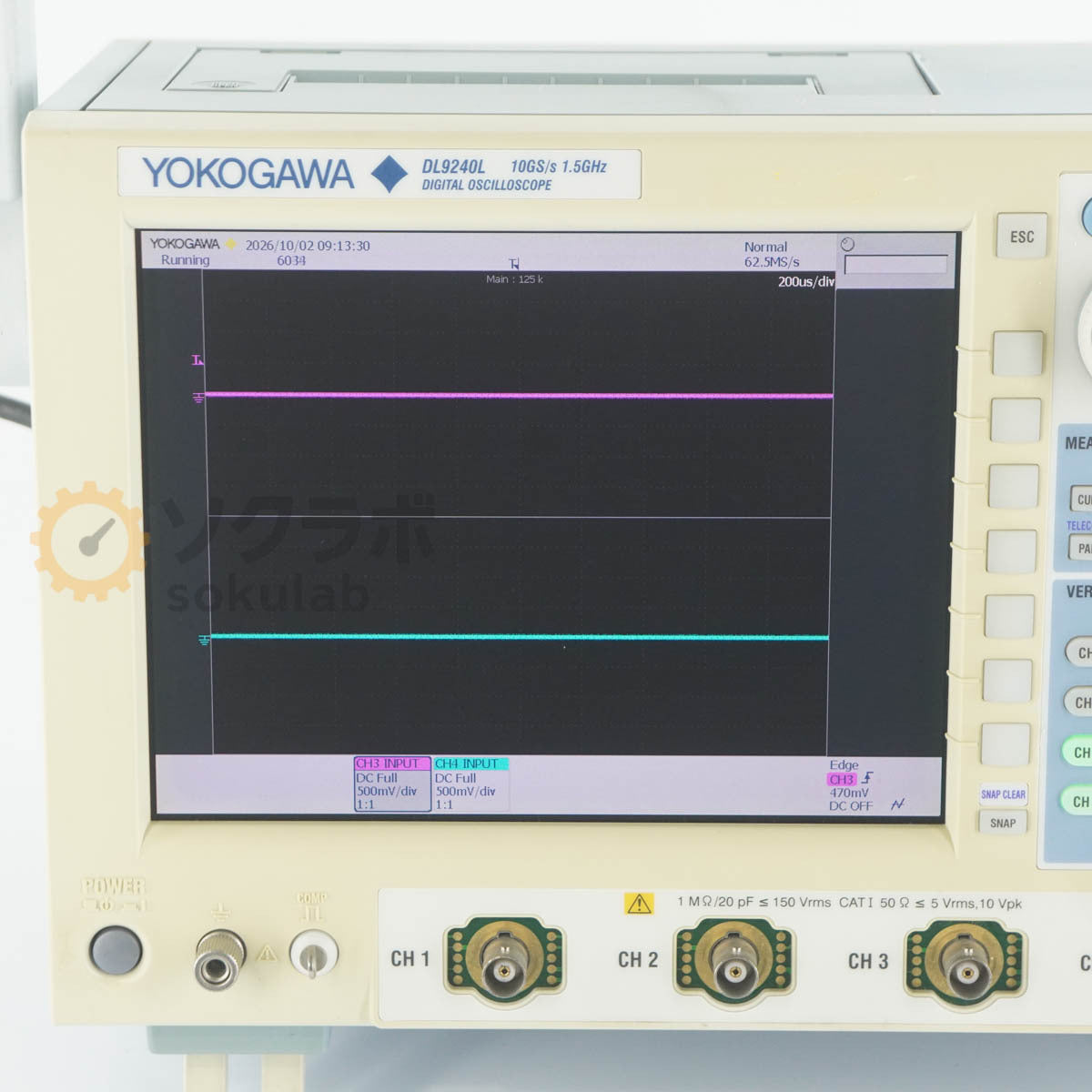 Yokogawa DL9240L Digital Oscilloscope 1.5GHz 10GS/s [l1249055642]