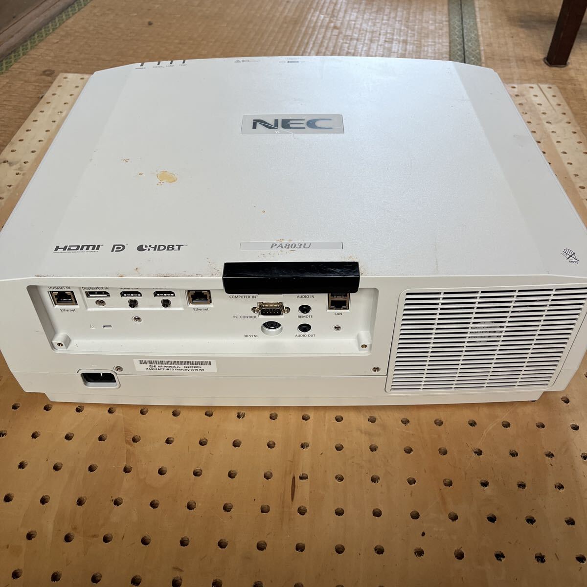 NEC PA803U Projector 8000lm Lamp 2592 hours [c1249276751]