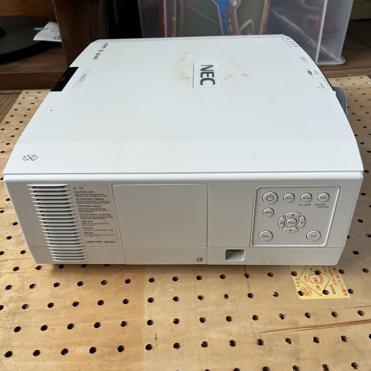 NEC PA803U Projector 8000lm Lamp 2863 hours [r1249283322]