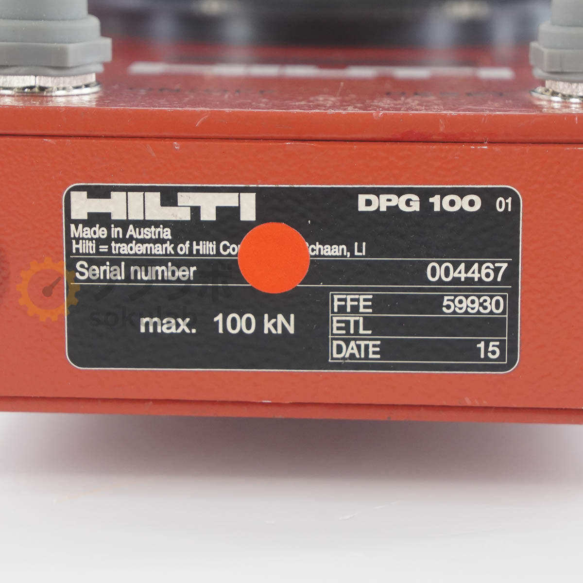 HILTI DPG 100 01 Anchor Tester [l1249612479]