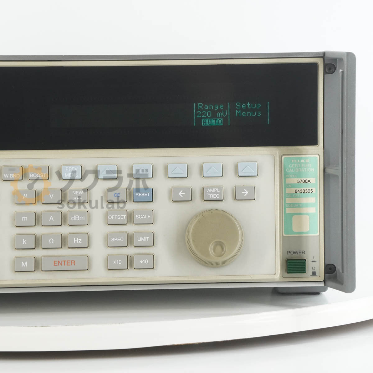 Fluke 5700A Calibrator Multi-Function Calibrator with Power Cord [h1249605358]