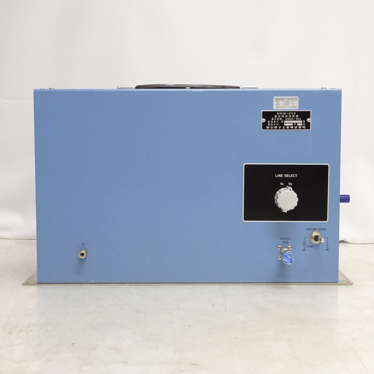 Kyoritsu Electric KNW-242 Pseudo Power Circuit Network 250V/15A (for parts or not working) [w1249973258]