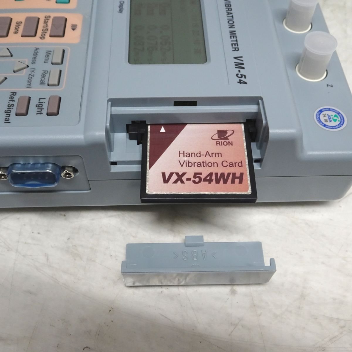 Rion VM-54 3-Axis Vibration Meter with VP-80 Preamplifier VX-54WH Card PV-97C Pickup (for parts or not working) [m1249970586]