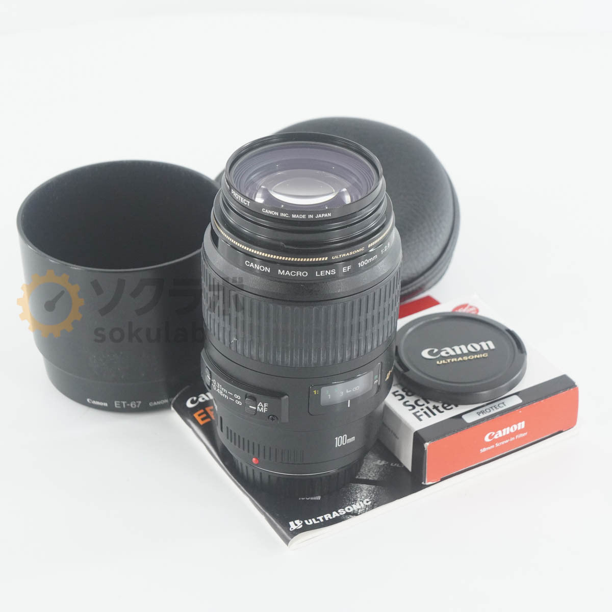 Canon MACRO LENS EF 100mm 1:2.8 USM Camera Lens F2.8 [x1250101333]