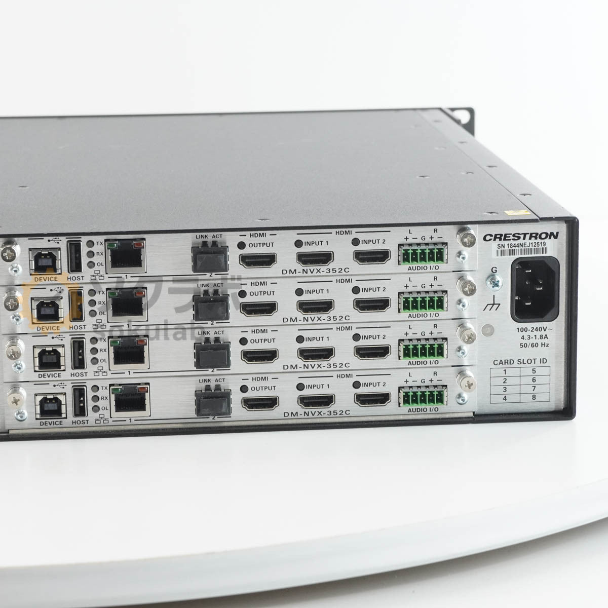 CRESTRON DMF-CI-8 8 CARD INTERFACE Encoder Decoder DigitalMedia with DM-NVX-352C*8 [x1250250533]