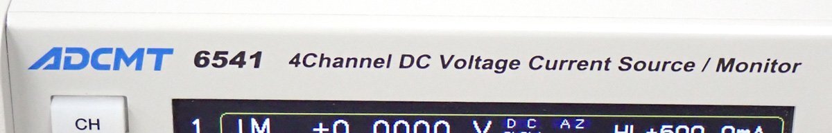 ADCMT 6541 4-Channel DC Voltage Current Source Monitor [j1216817634]