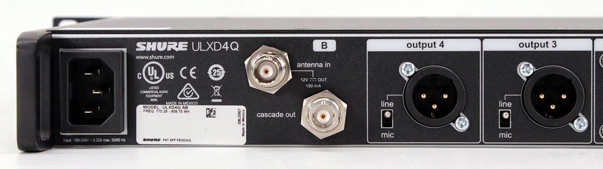Shure ULXD4Q Wireless Receiver AB 770-810MHz [1212194968]