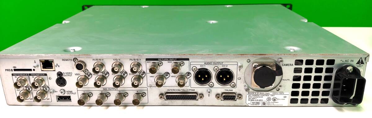 Sony HXCU-FB70 CA-FB70 Camera Control Unit with Neutrik Fiber Composite Cable CCFN-25 25m Set [d1249209741]