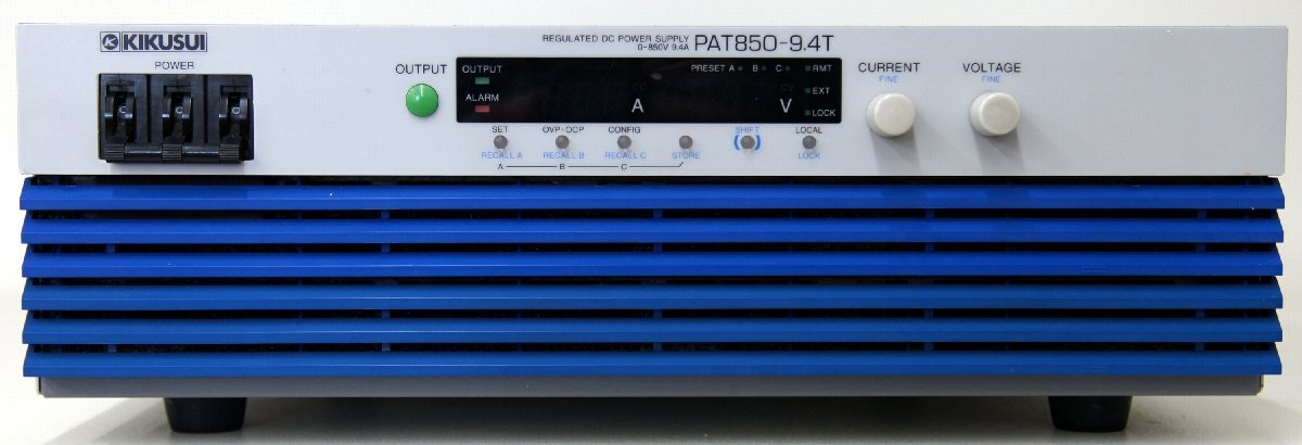 KIKUSUI PAT850-9.4T DC POWER SUPPLY 0-850V 9.4A High-efficiency Large-capacity Switching [m1197136463]