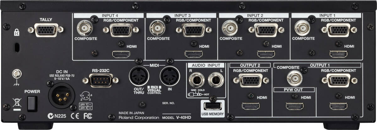 Roland V-40HD Multi-Format Video Switcher [c1242179580]