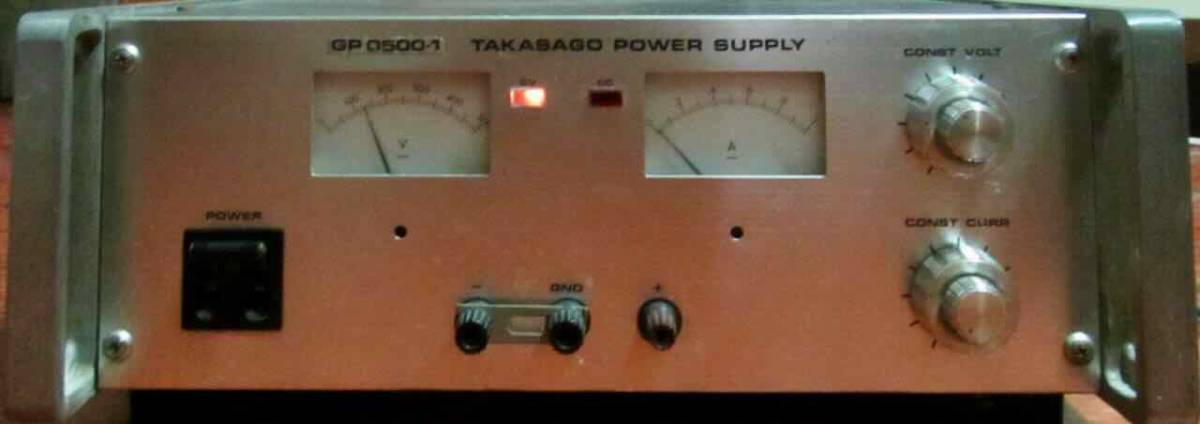 Takasago GP0500-1 DC Stabilized Power Supply 0-500V 0-1A [s1102099467]