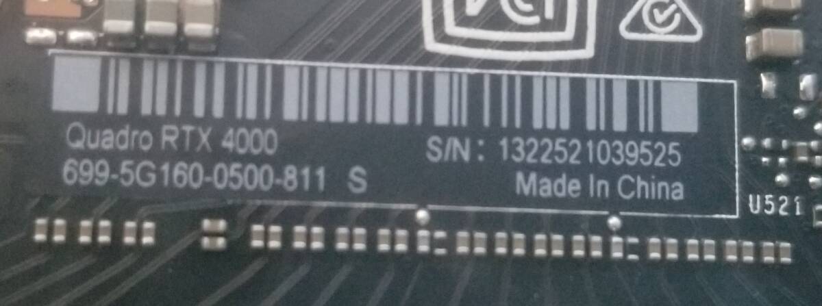PNY NVIDIA Quadro RTX 4000 Video Card VCQRTX4000-PB 8GB GDDR6 [j1218506350]