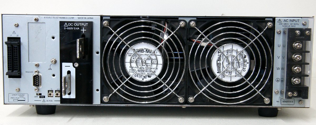 KIKUSUI PAT850-9.4T DC POWER SUPPLY 0-850V 9.4A High-efficiency Large-capacity Switching [m1197136463]