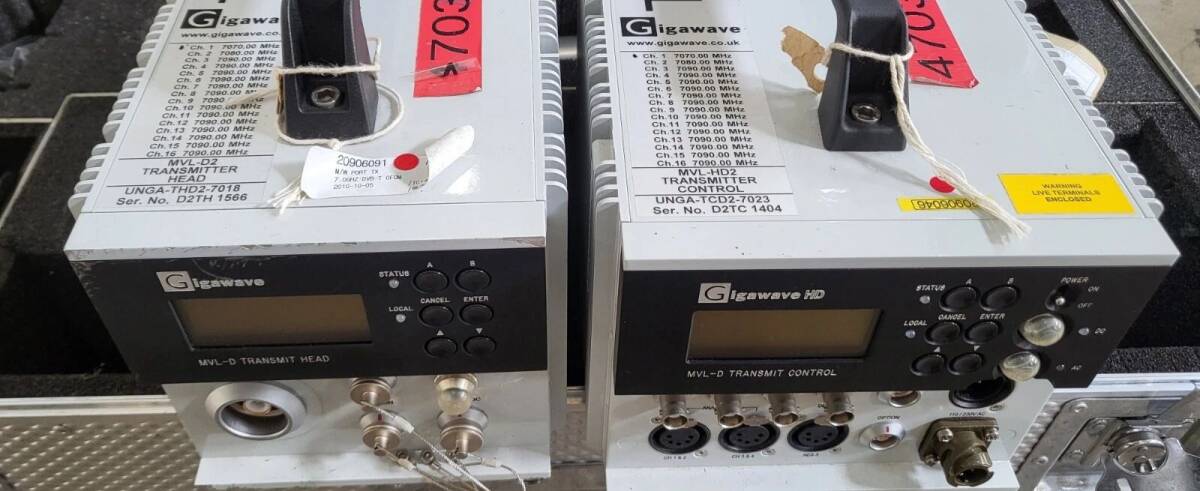 Gigawave RTX Microwave FPU Transceiver MVL-D + MVL-HD2 7070-7090MHz [j1246304310]