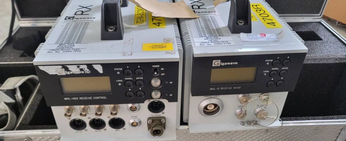 Gigawave RTX Microwave FPU Transceiver MVL-D + MVL-HD2 7070-7090MHz [j1246304310]