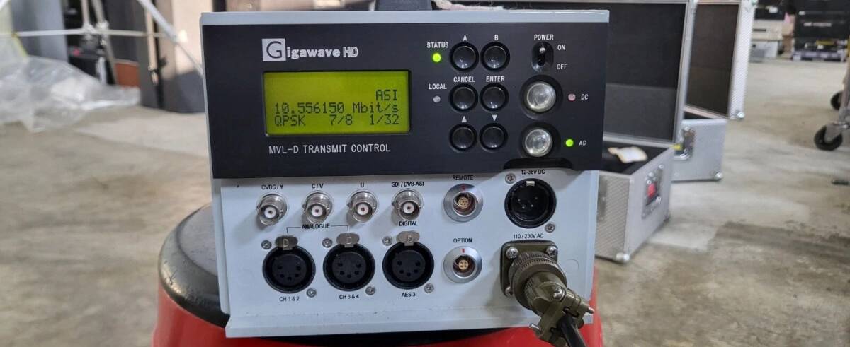 Gigawave RTX Microwave FPU Transceiver MVL-D + MVL-HD2 7070-7090MHz [j1246304310]