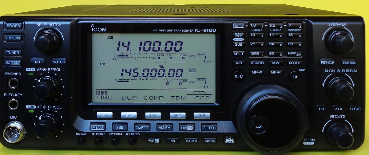 ICOM IC-9100 HF/50/144/430 Transceiver with UX-9100 Band Unit [m1216871341]