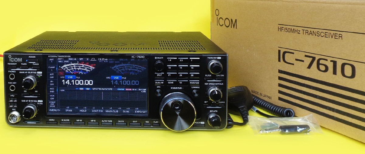 ICOM IC-7610 HF Transceiver 100W 50MHz Latest Firmware Ver1.42 [c1196307581]