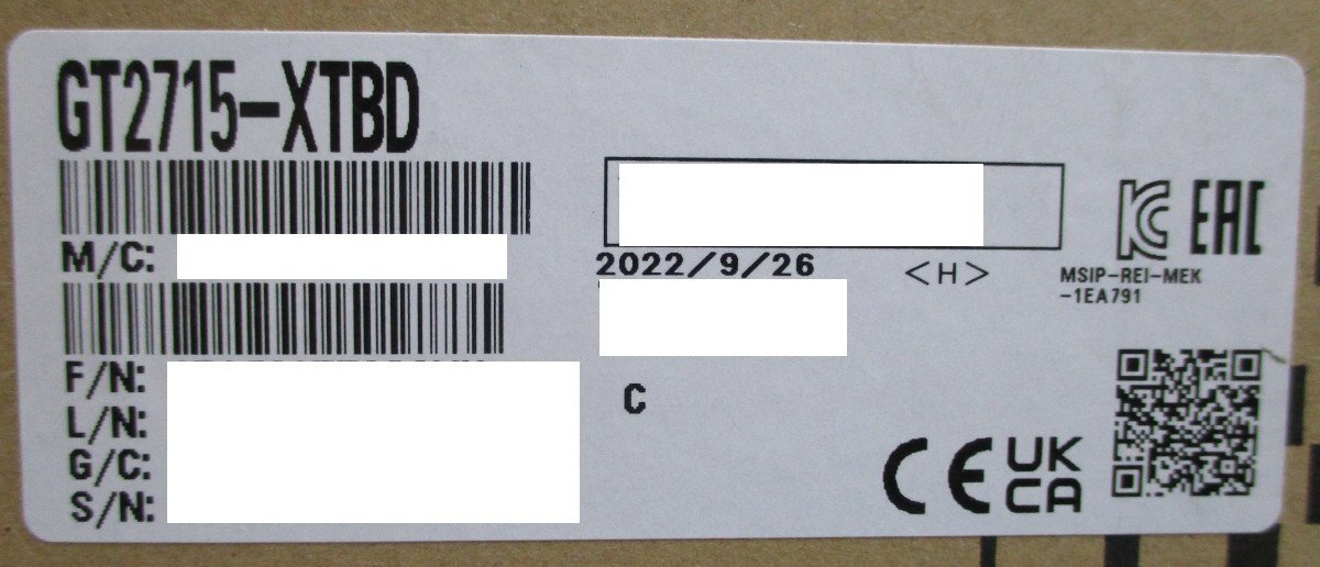 MITSUBISHI GOT2000 GT2715-XTBD Display Unit [w1218308956]
