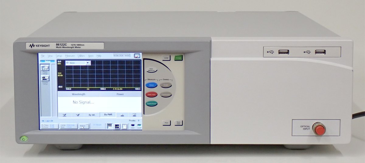 RT54560◆KEYSIGHT/Keysight 86122C Opt.021/110/81000FI Multi-Wavelength Meter Optical Wavelength Meter 1270-1650nm [No Return Guaranteed]
