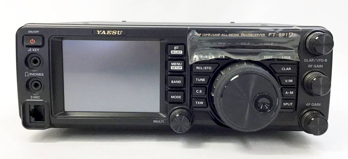 Yaesu HF/VHF/UHF All-Mode Transceiver with Instruction Manual and Original Box MH-31A8J Dynamic Microphone [u1193738131]
