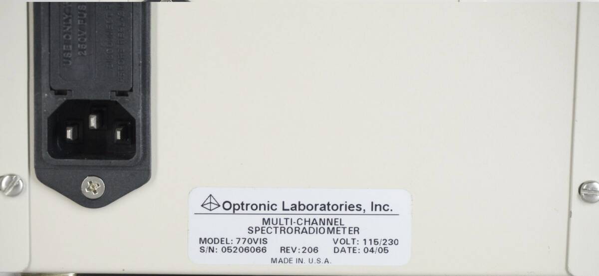 Optronic Laboratories OL 770 770VIS Multi-Channel Spectroradiometer [e440710826]