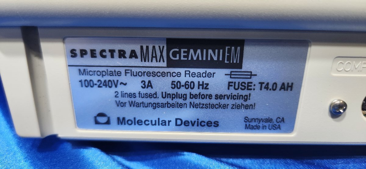 Molecular Devices Gemini EM Fluorescent Microplate Reader [j1213738858]