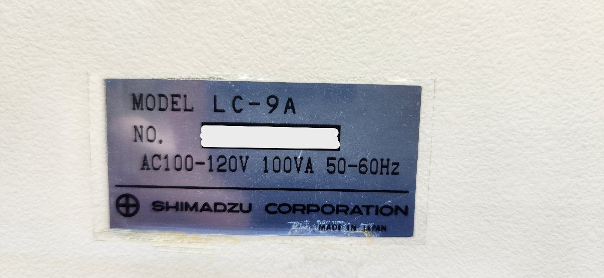 Shimadzu LC-9A Liquid Chromatograph Pump [k1240115253]