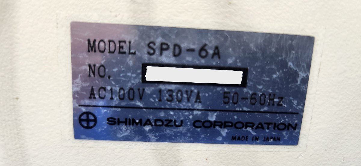 Shimadzu SPD-6A Liquid Chromatograph UV Detector [p1240110139]