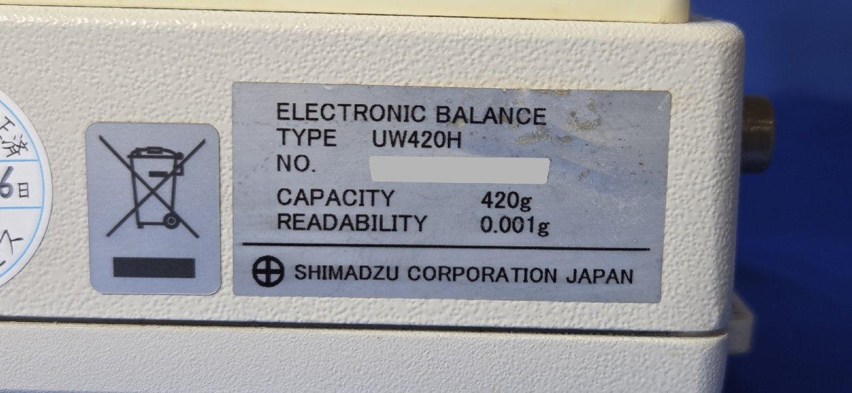 Shimadzu UW420H Analytical Balance with EP-90 Printer [c1241062584]