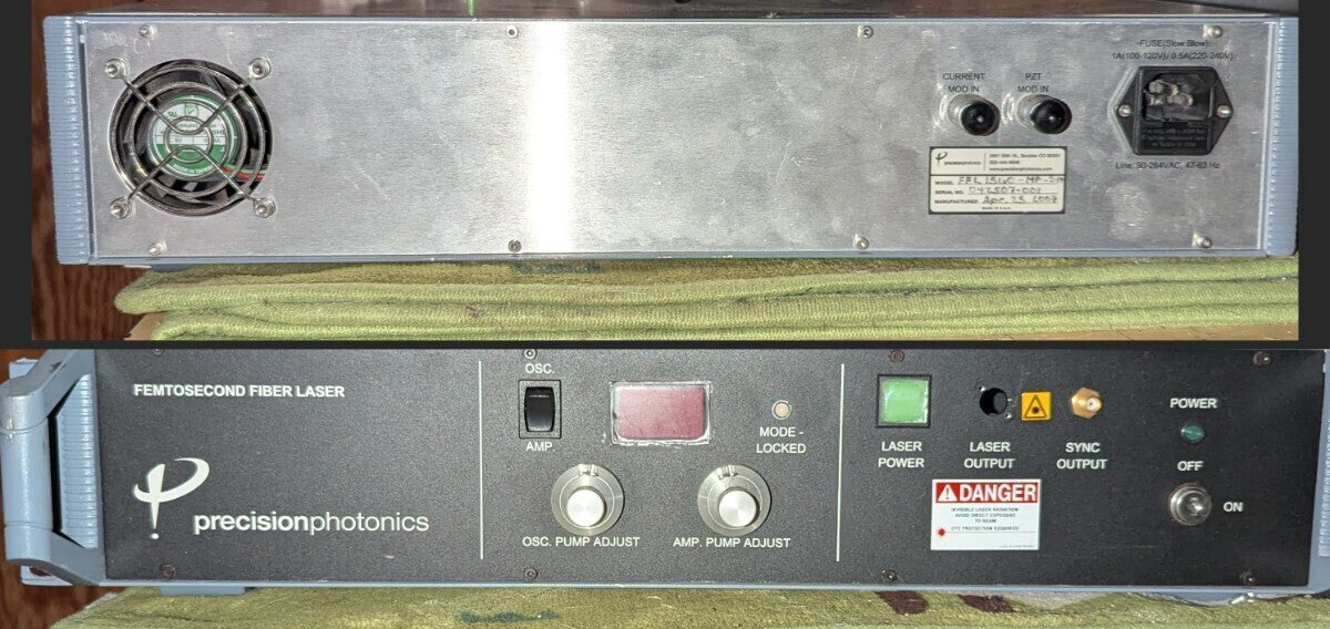 Precision Photonics FFL1560-MP-SM Femtosecond Fiber Laser (for parts) [c1235079870]