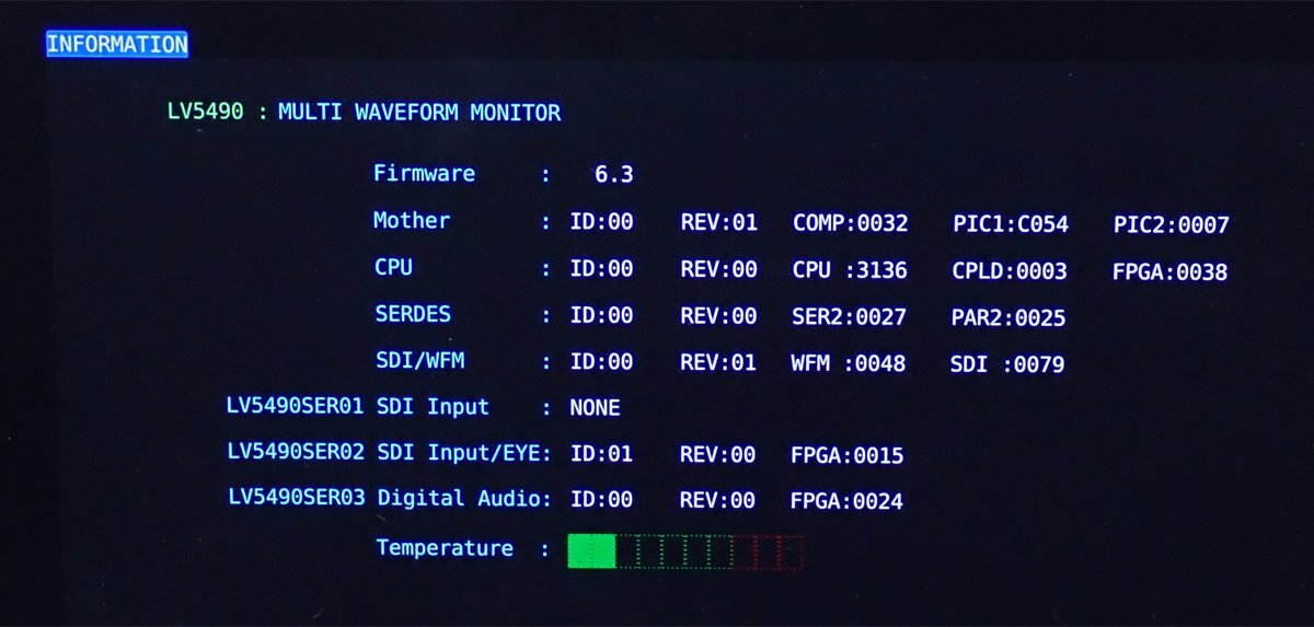 LEADER LV5490 MULTI WAVEFORM MONITOR [u1216826853]