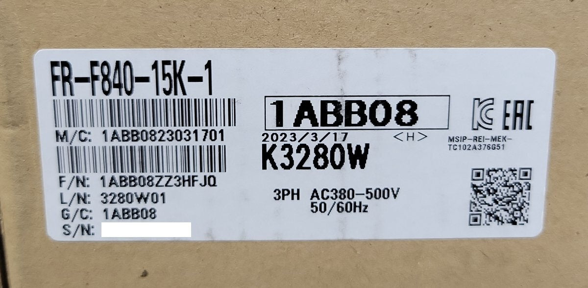 Mitsubishi Electric FR-F840-15K-1 Inverter [1218308230]