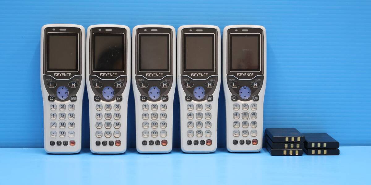 Keyence BT-600 Barcode Handheld Terminal 5 Units [o1248346499]