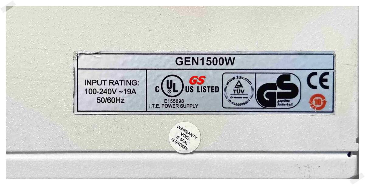 TDK-Lambda GEN1500W Programmable Power Supply IN:100-240-19A 50/60Hz [r1197279452]