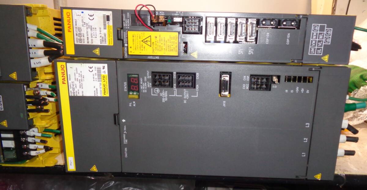 FANUC A06B-6096-H105 A06B-6096-H206 A06B-6102-H211 Power Unit Lot [n1204019388]