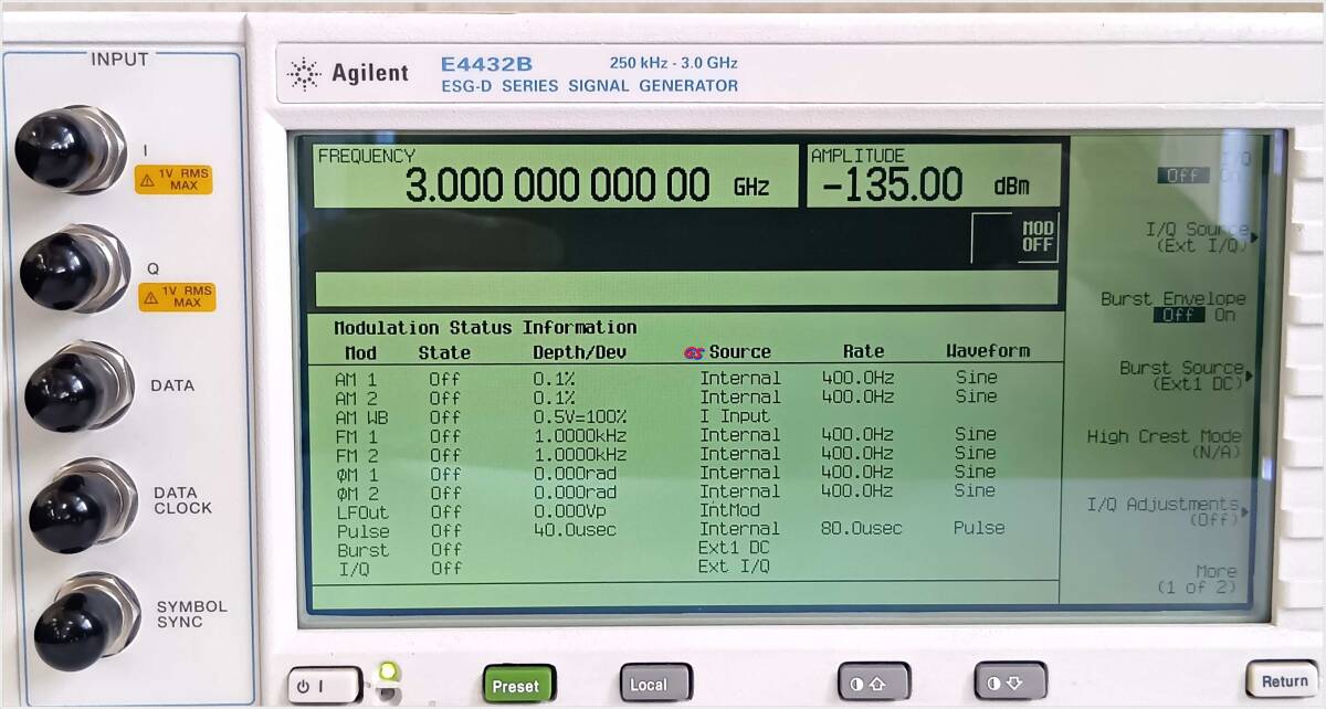 Agilent E4432B Signal Generator 250kHz-3.0GHz [v1227424372]
