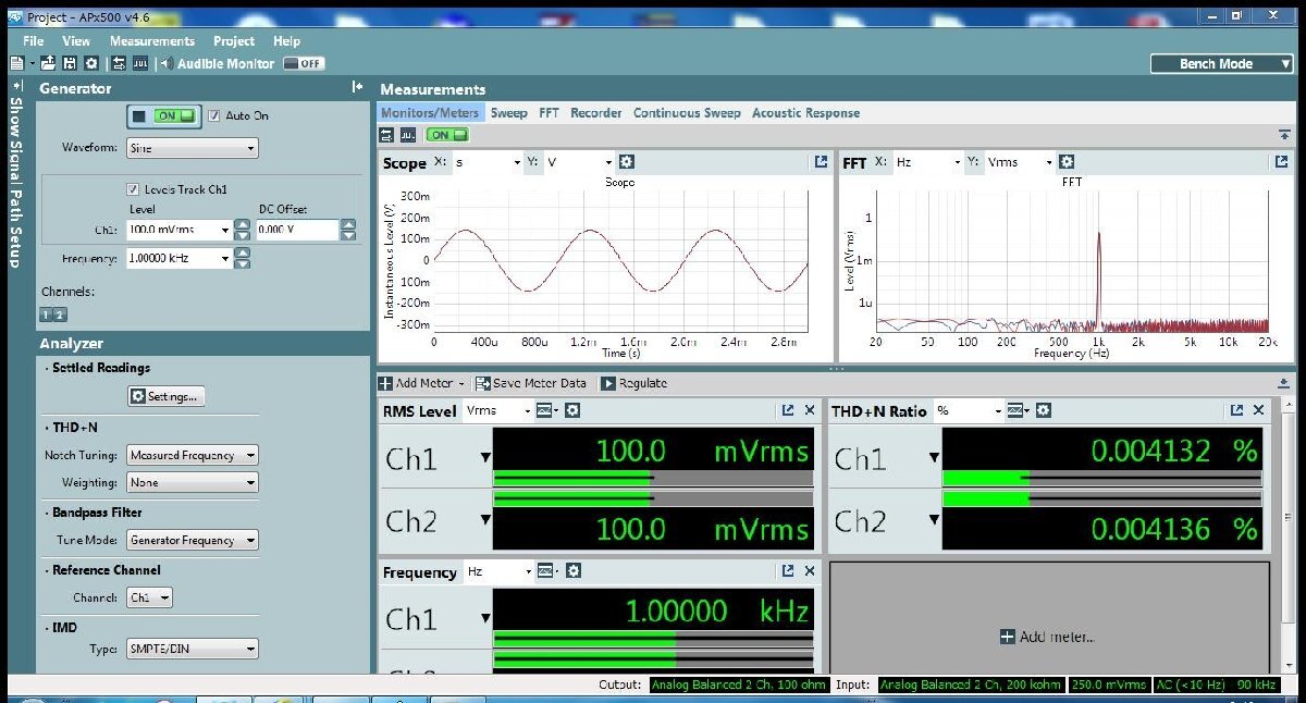 Audio Precision APX515 Audio Analyzer [m1223505837]