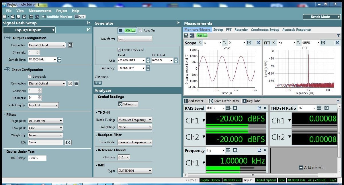 Audio Precision APX515 Audio Analyzer [m1223505837]