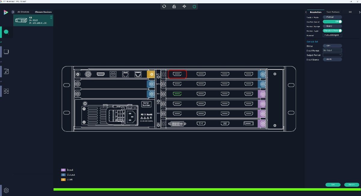 RGBLink VENUS X3 Video Wall Processor HDMI 12IN 8OUT 4K IN [1242170385]