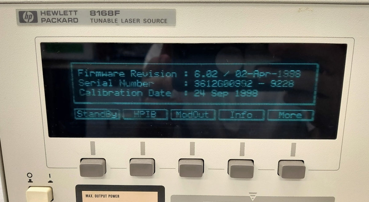 HP 8168F Tunable Laser Source 1480-1570nm [f513087117]