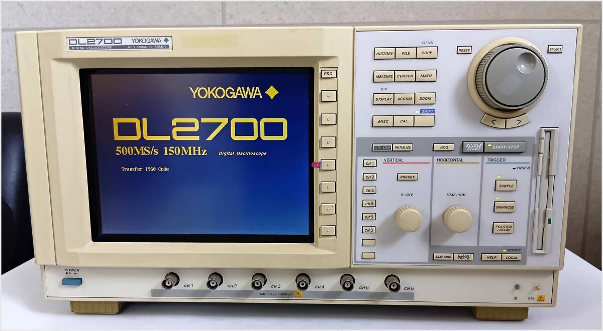 Yokogawa DL2700 Digital Oscilloscope 8bit 500MS/s 150MHz [1226572929]